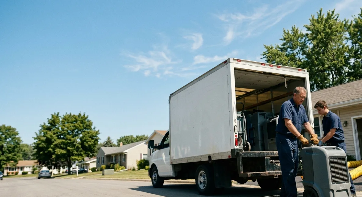 Water Damage Cleanup in Taylorsville, IN near me